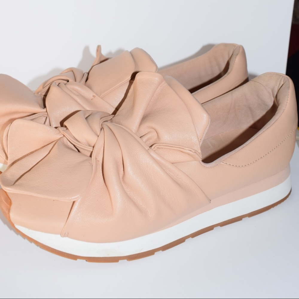 Zara Pale Pink Slide-on Shoes Size US 6